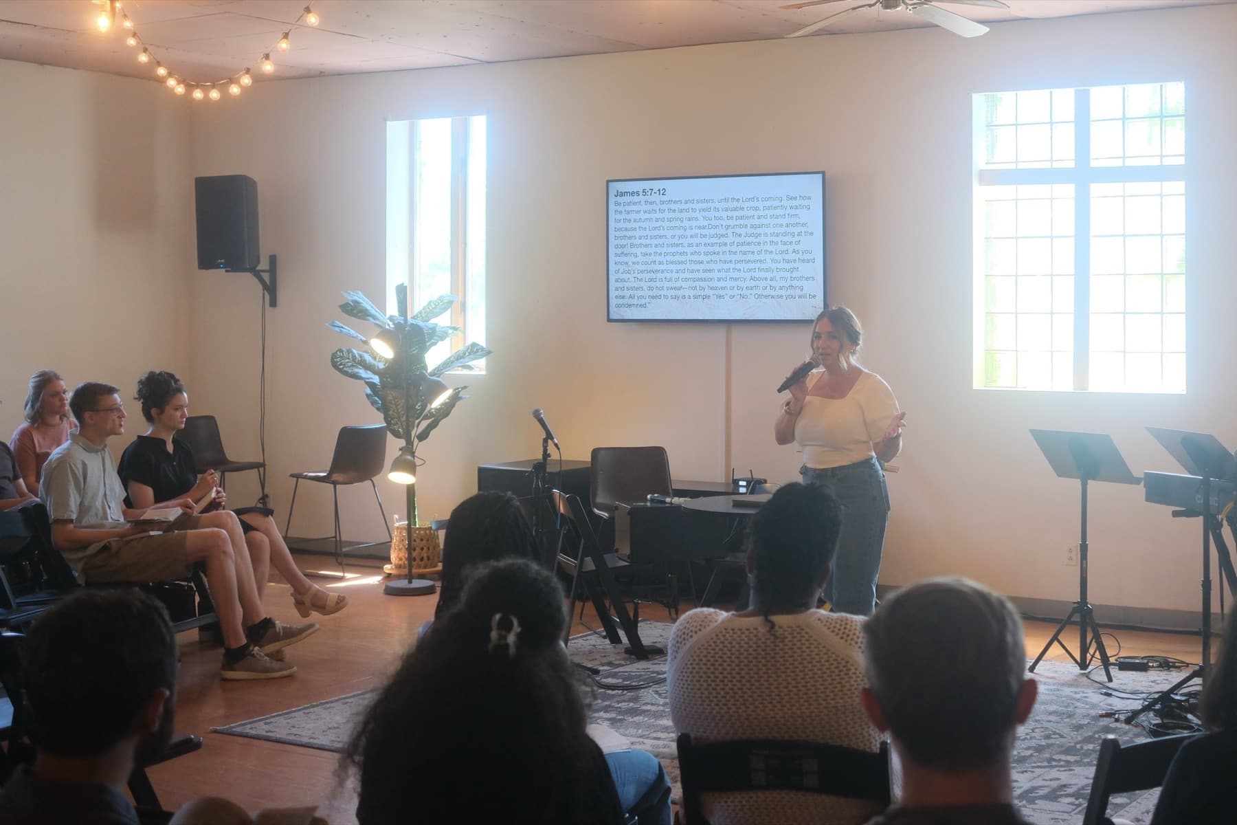 New Culture Church teaching through the book of James in Madison, Wisconsin